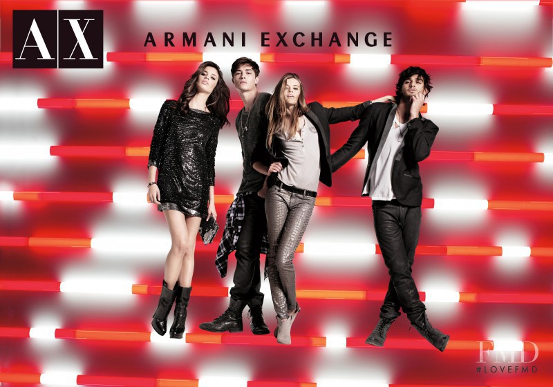 Sara Sampaio featured in  the Armani Exchange advertisement for Holiday 2011