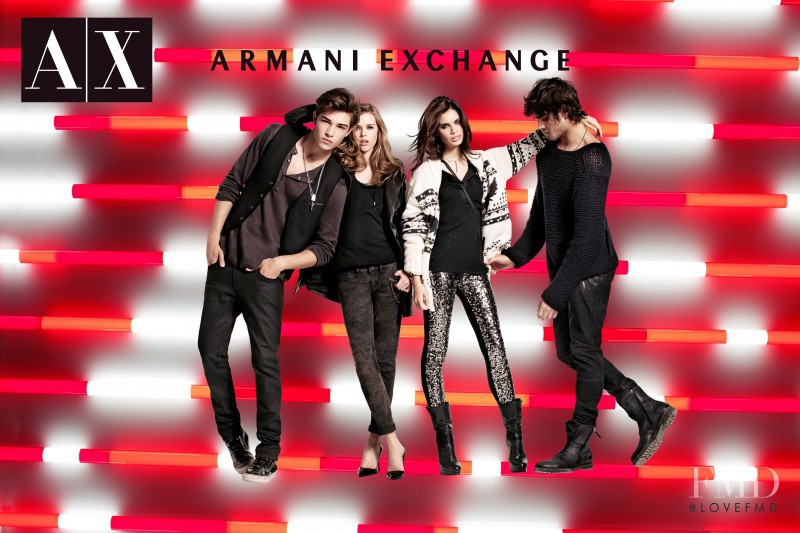 Francisco Lachowski featured in  the Armani Exchange advertisement for Holiday 2011