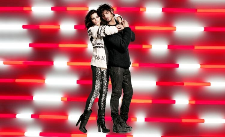 Marlon Teixeira featured in  the Armani Exchange advertisement for Holiday 2011