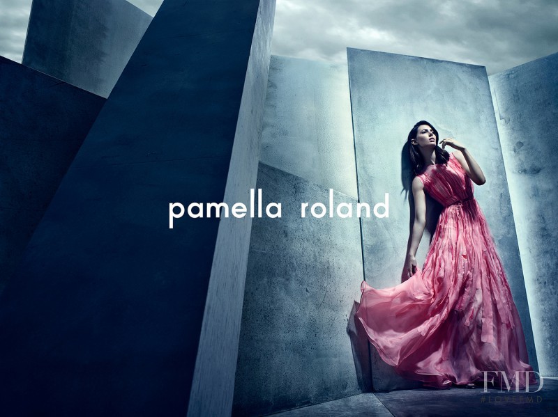 Ruby Aldridge featured in  the Pamella Roland advertisement for Resort 2015