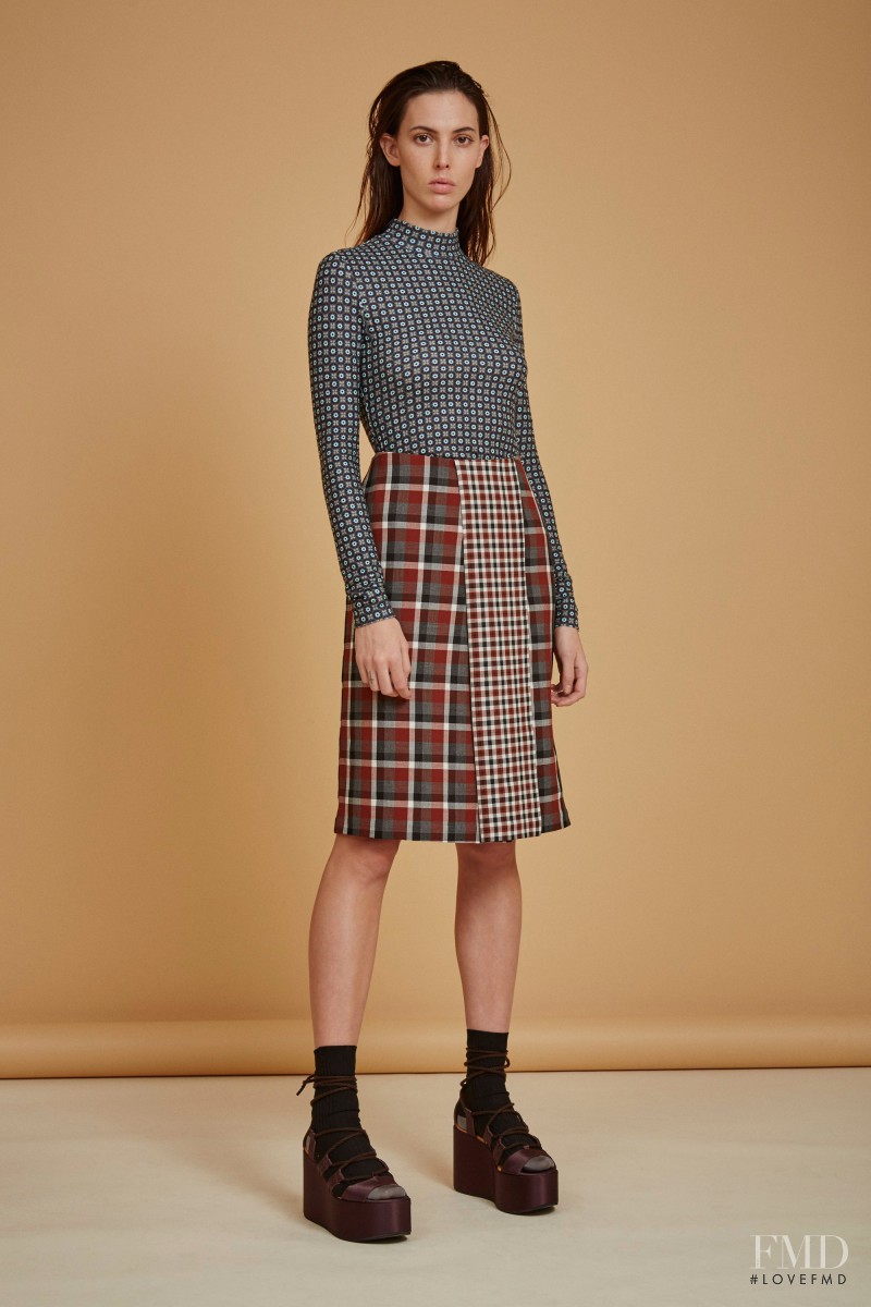 Ruby Aldridge featured in  the Clover Canyon lookbook for Pre-Fall 2016