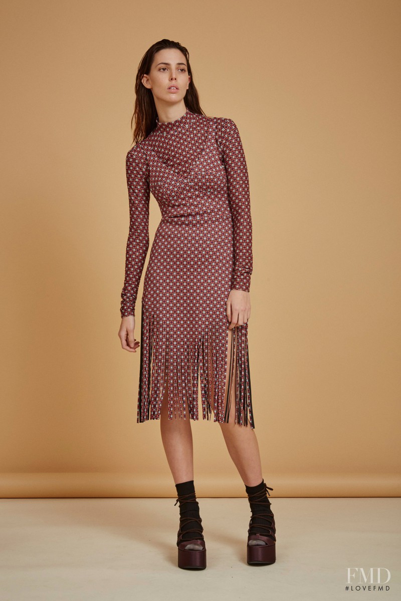 Ruby Aldridge featured in  the Clover Canyon lookbook for Pre-Fall 2016