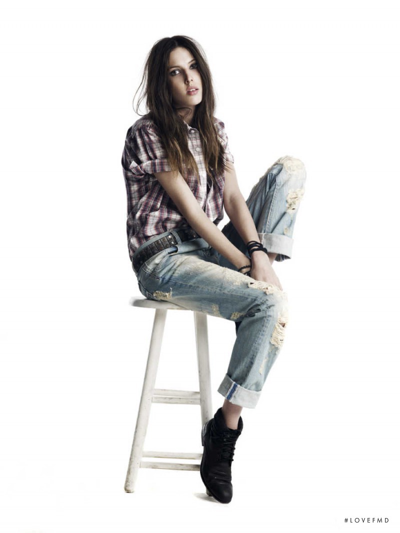 Ruby Aldridge featured in  the Able Jeans advertisement for Spring/Summer 2011