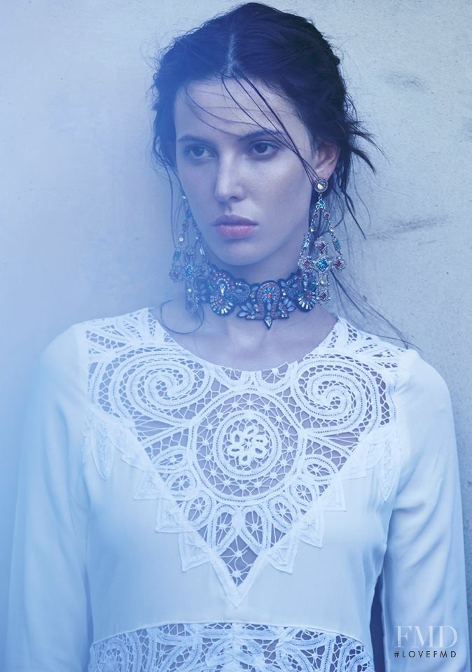 Ruby Aldridge featured in  the For Love & Lemons Amore Mia lookbook for Spring 2016