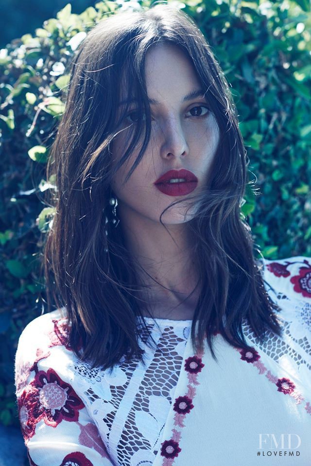 Ruby Aldridge featured in  the For Love & Lemons Amore Mia lookbook for Spring 2016