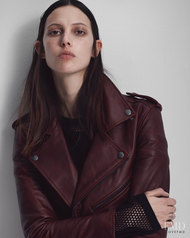 Ruby Aldridge featured in  the BLK DNM fashion show for Fall 2016