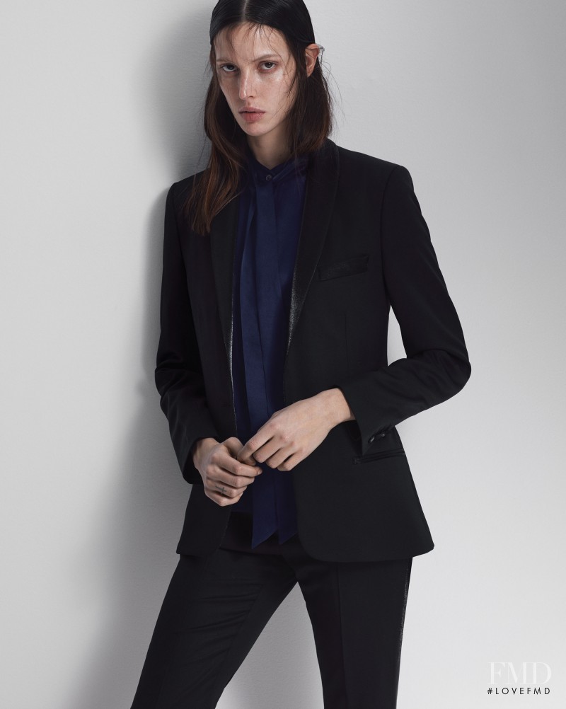 Ruby Aldridge featured in  the BLK DNM fashion show for Fall 2016