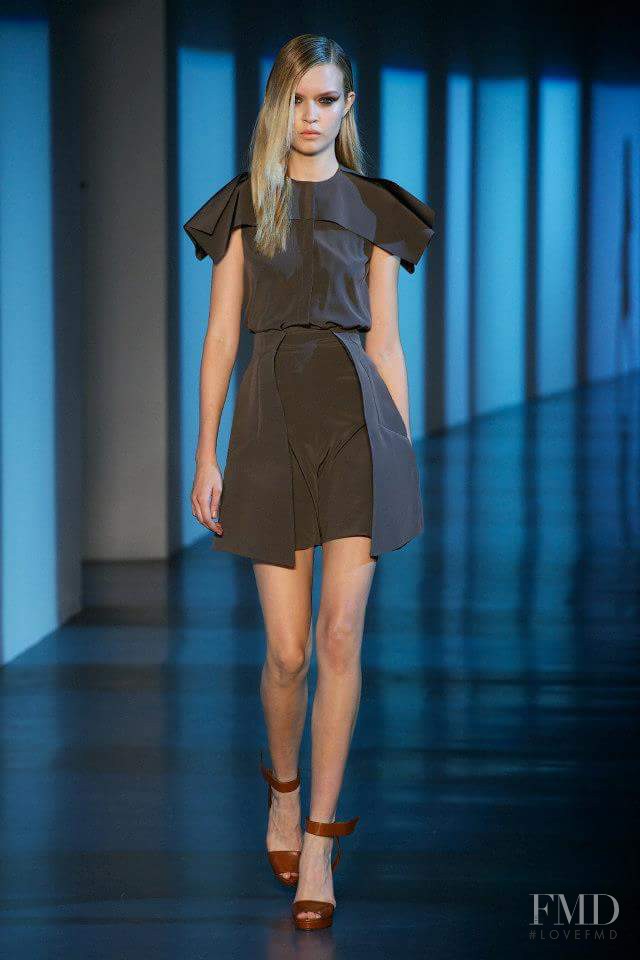 Josephine Skriver featured in  the Mugler fashion show for Spring/Summer 2013