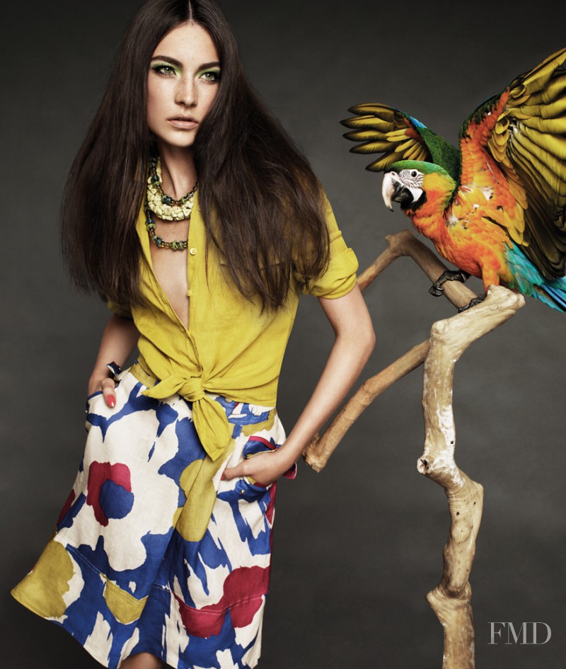 Jacquelyn Jablonski featured in  the Weekend Max Mara advertisement for Spring/Summer 2011