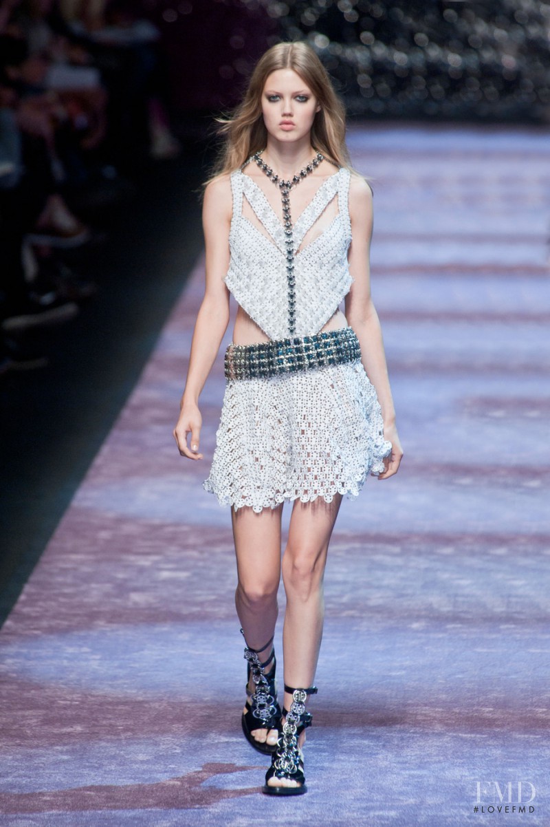 Lindsey Wixson featured in  the Paco Rabanne fashion show for Spring/Summer 2013