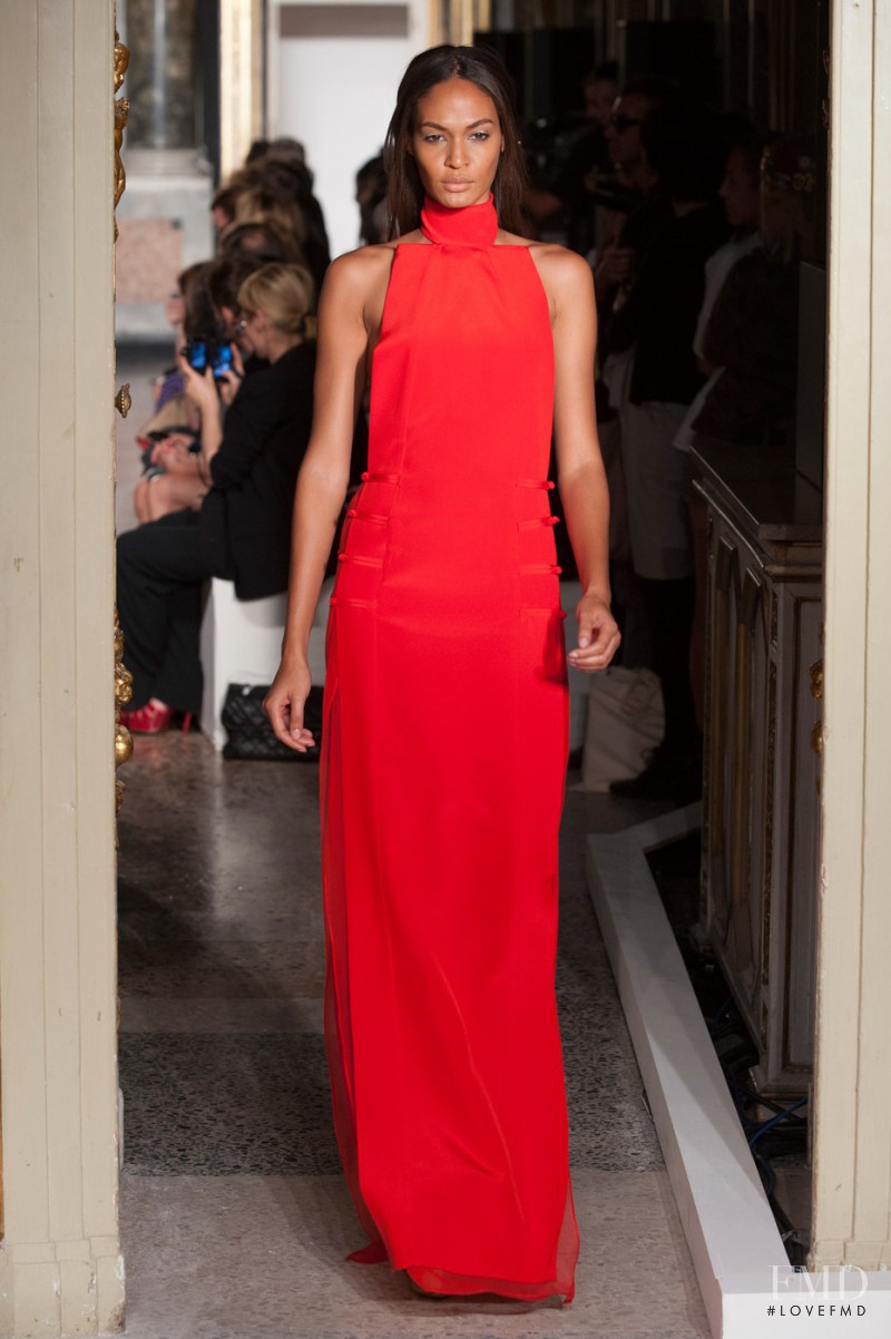Joan Smalls featured in  the Pucci fashion show for Spring/Summer 2013