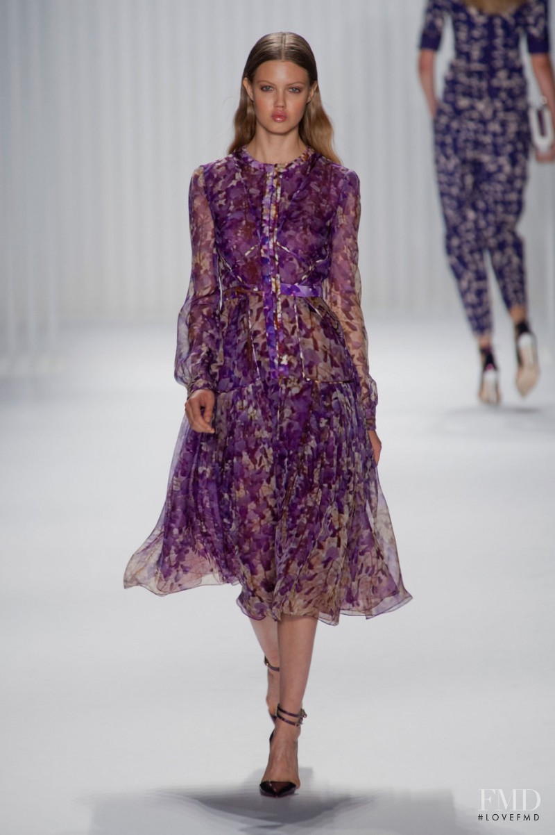 Lindsey Wixson featured in  the J Mendel fashion show for Spring/Summer 2013