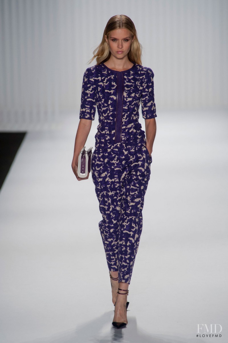 Josephine Skriver featured in  the J Mendel fashion show for Spring/Summer 2013