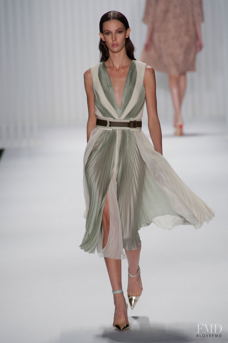 Ruby Aldridge featured in  the J Mendel fashion show for Spring/Summer 2013