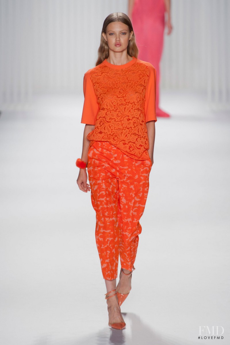 Lindsey Wixson featured in  the J Mendel fashion show for Spring/Summer 2013