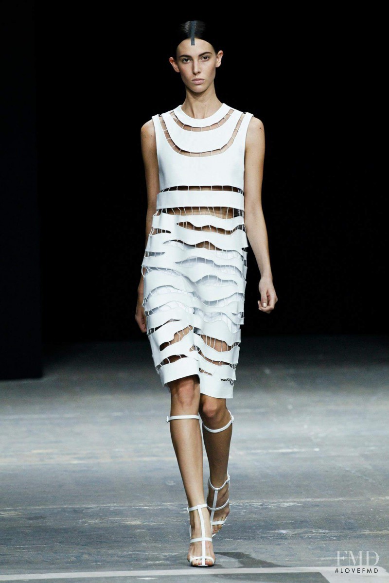 Ruby Aldridge featured in  the Alexander Wang fashion show for Spring/Summer 2013