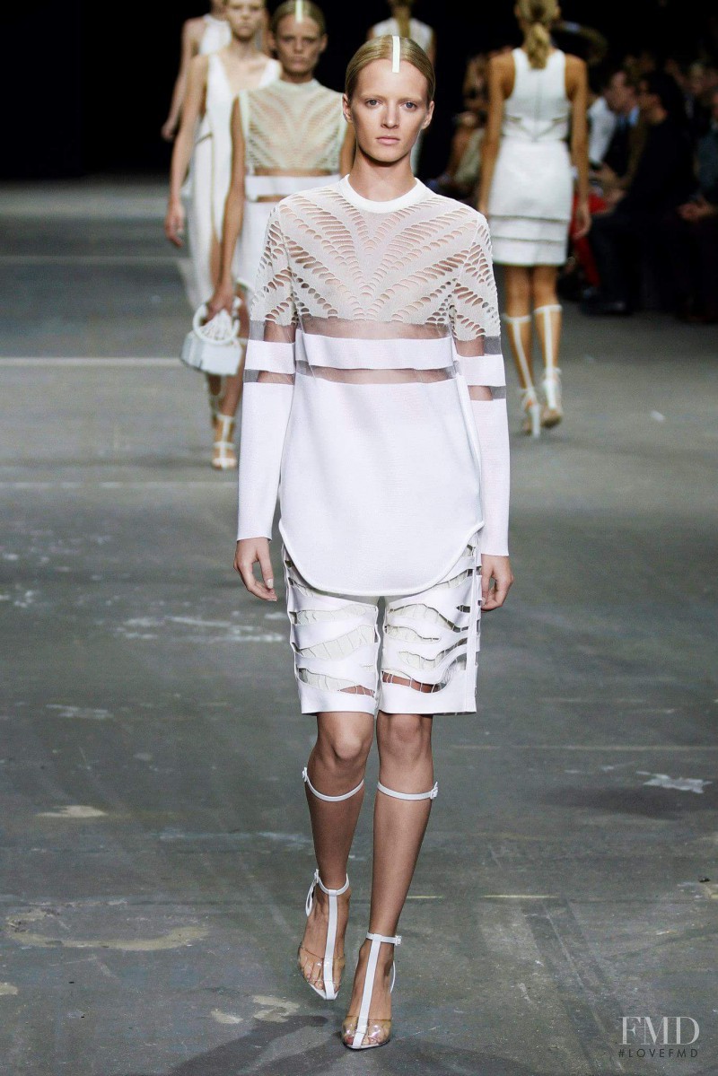 Daria Strokous featured in  the Alexander Wang fashion show for Spring/Summer 2013