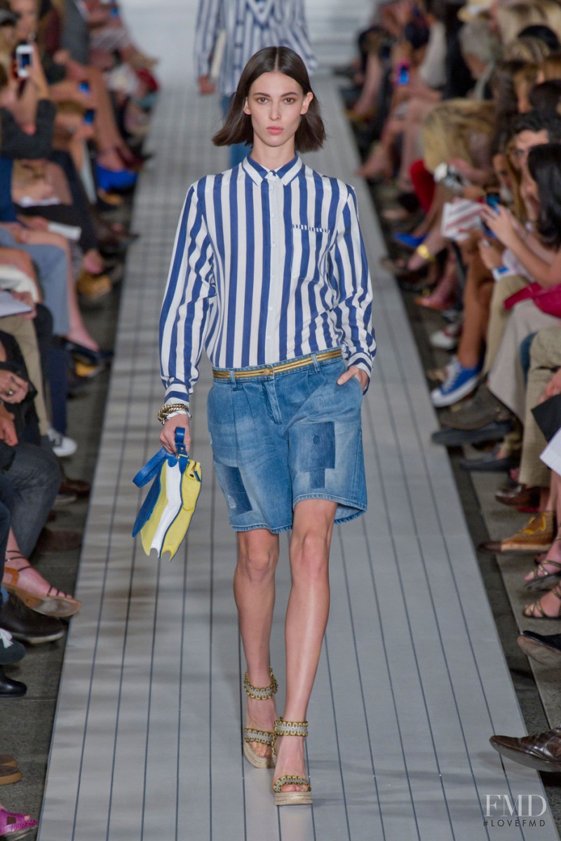 Ruby Aldridge featured in  the Tommy Hilfiger fashion show for Spring/Summer 2013