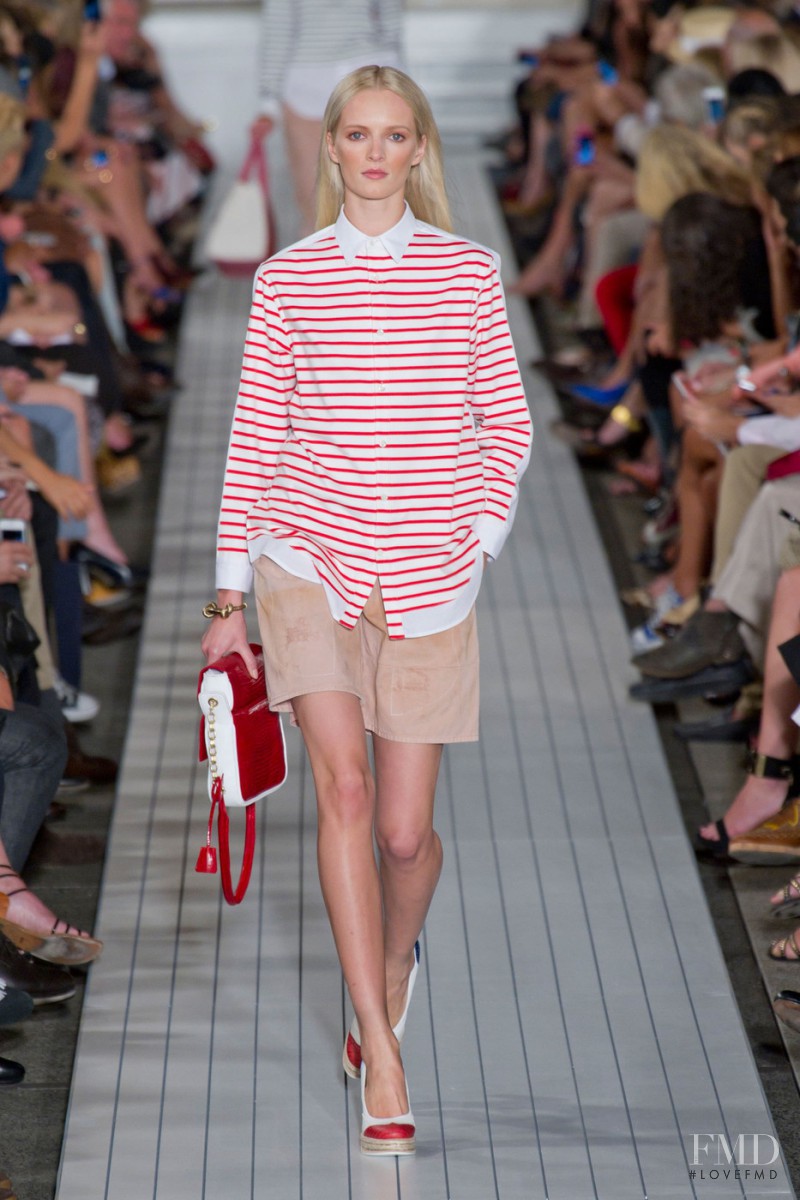 Daria Strokous featured in  the Tommy Hilfiger fashion show for Spring/Summer 2013