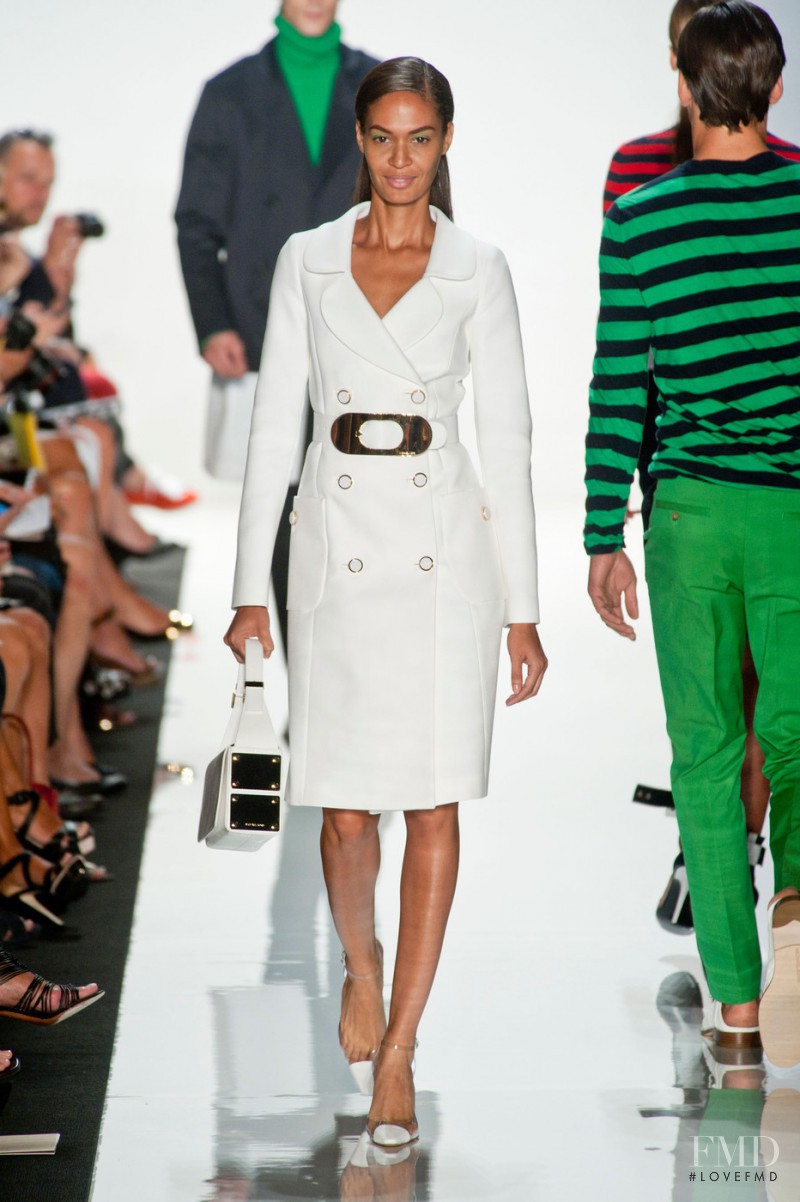 Joan Smalls featured in  the Michael Kors Collection fashion show for Spring/Summer 2013