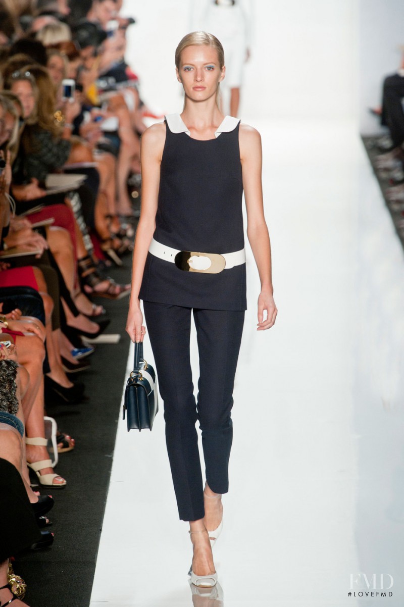 Daria Strokous featured in  the Michael Kors Collection fashion show for Spring/Summer 2013