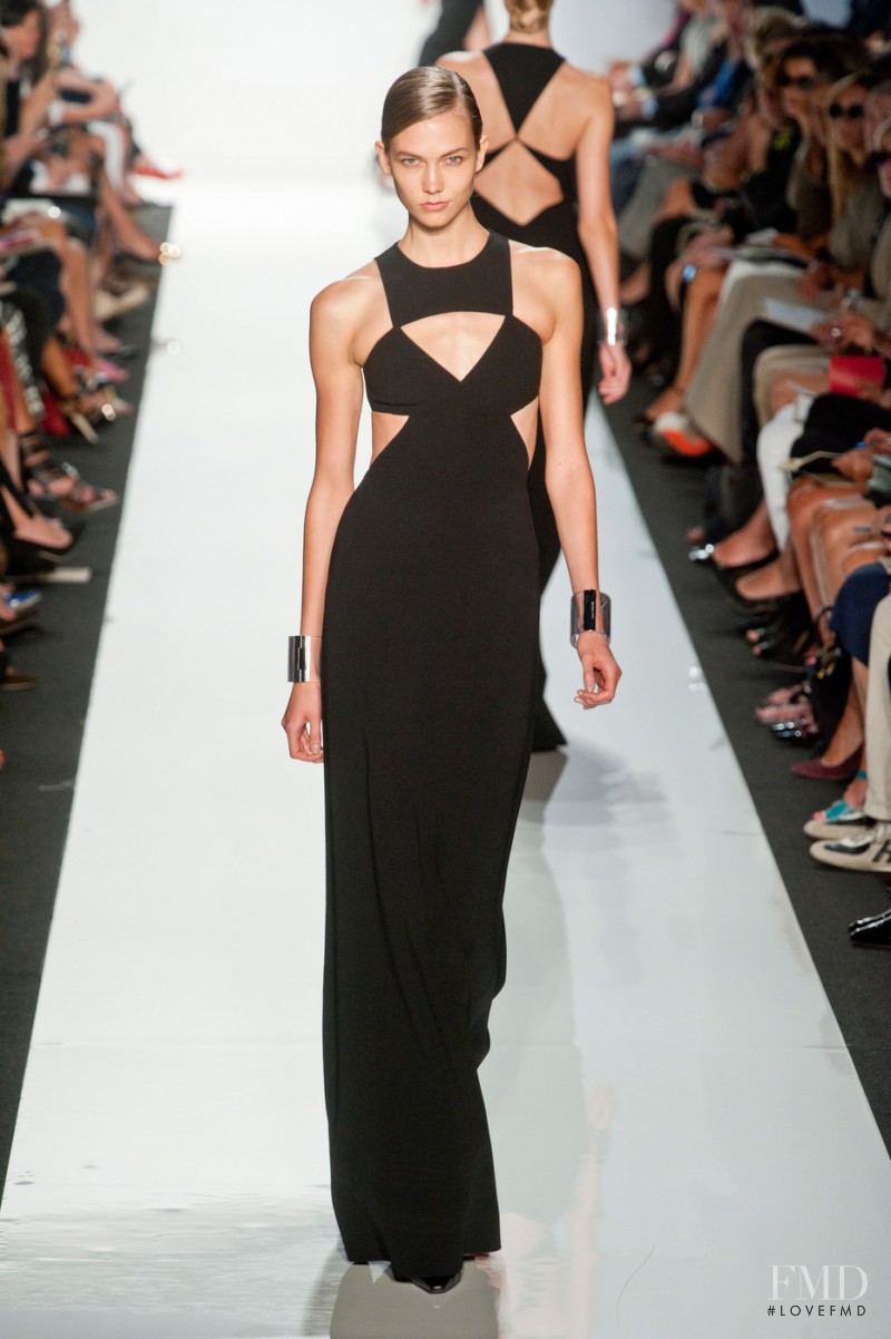 Karlie Kloss featured in  the Michael Kors Collection fashion show for Spring/Summer 2013