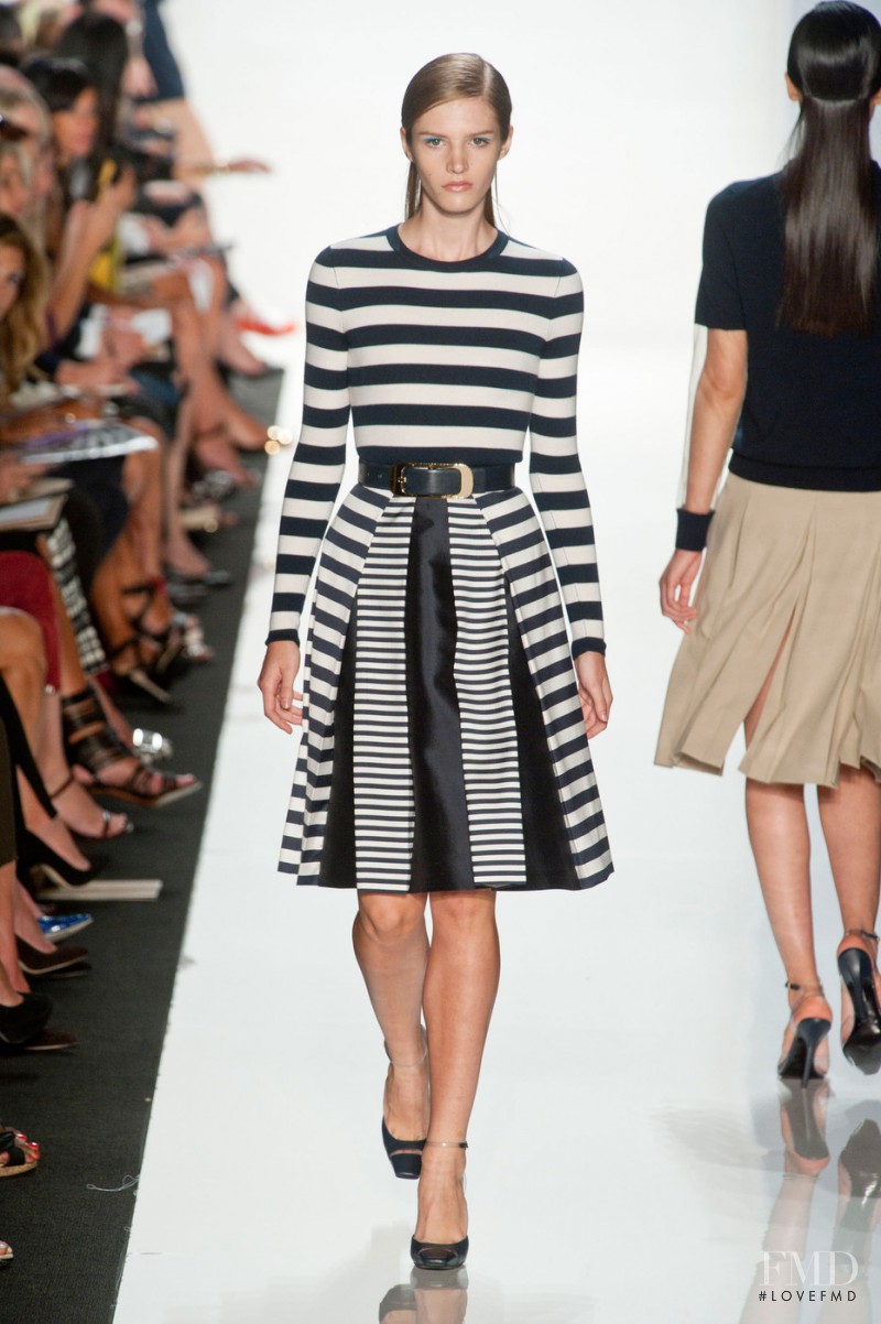 Asia Piwka featured in  the Michael Kors Collection fashion show for Spring/Summer 2013