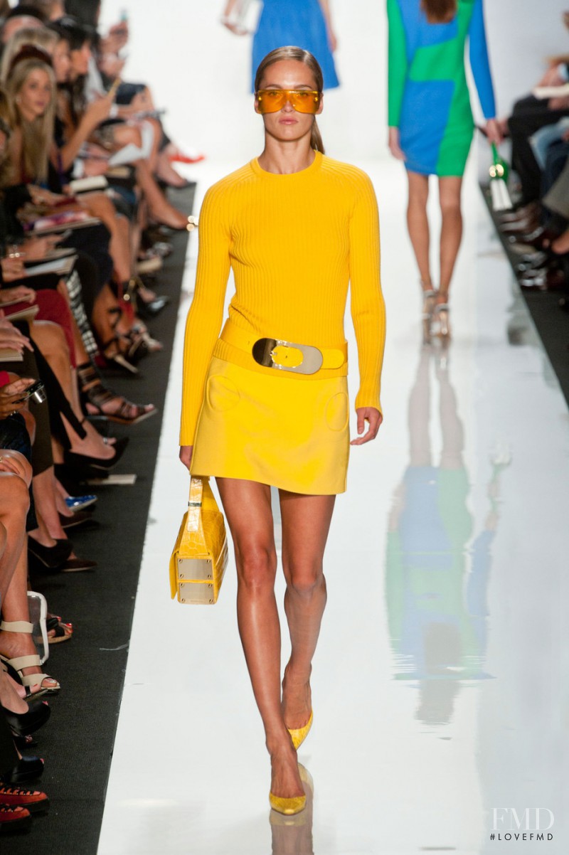 Karmen Pedaru featured in  the Michael Kors Collection fashion show for Spring/Summer 2013
