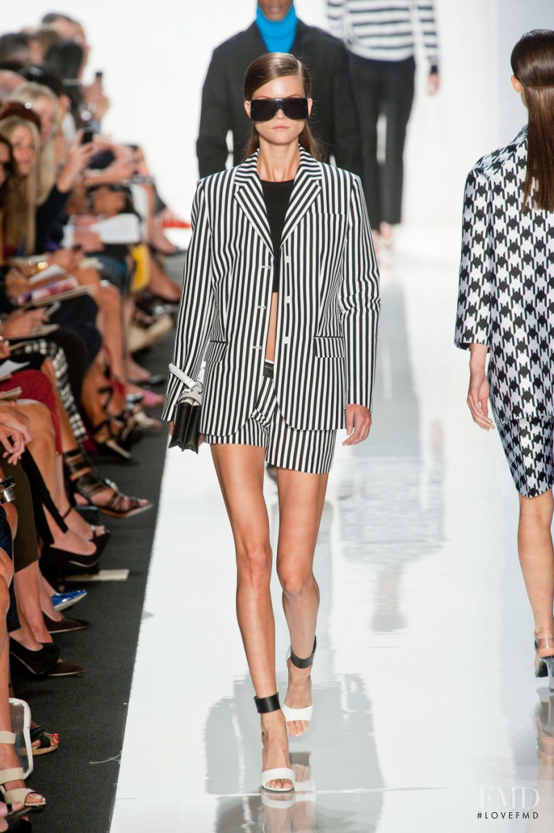 Kasia Struss featured in  the Michael Kors Collection fashion show for Spring/Summer 2013