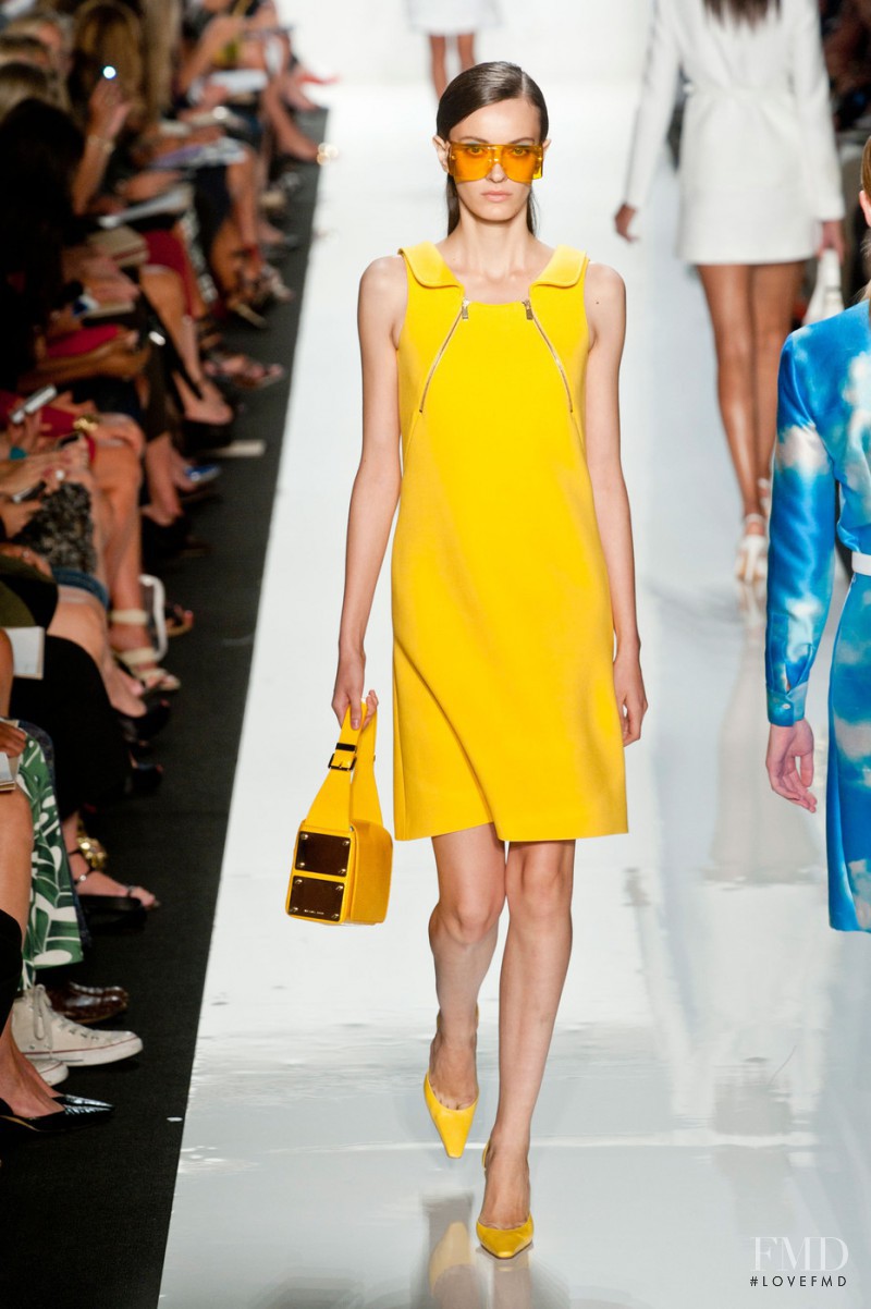 Erjona Ala featured in  the Michael Kors Collection fashion show for Spring/Summer 2013
