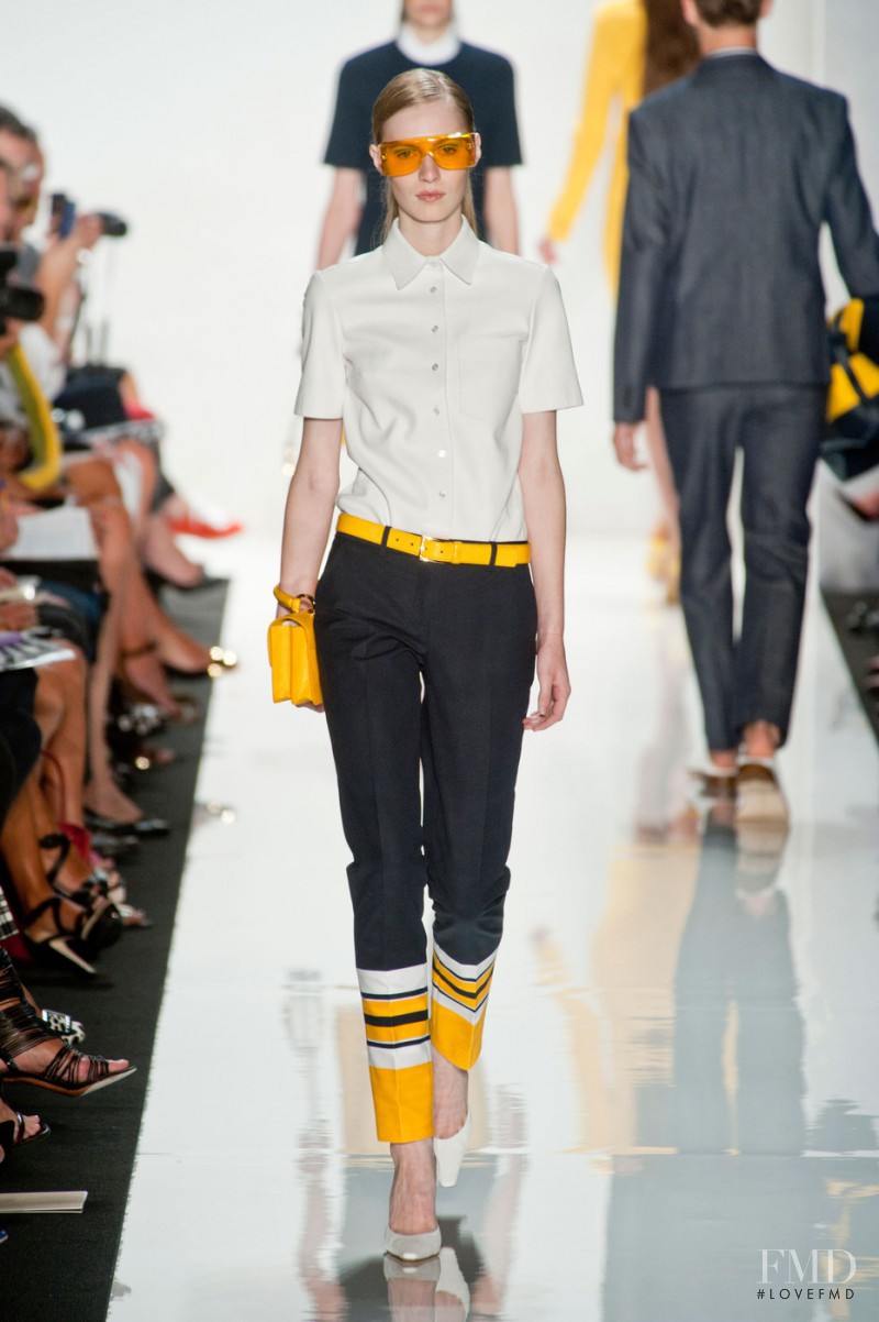 Julia Nobis featured in  the Michael Kors Collection fashion show for Spring/Summer 2013