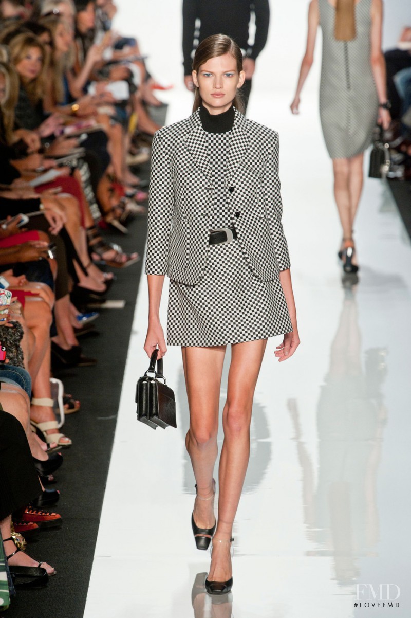 Bette Franke featured in  the Michael Kors Collection fashion show for Spring/Summer 2013