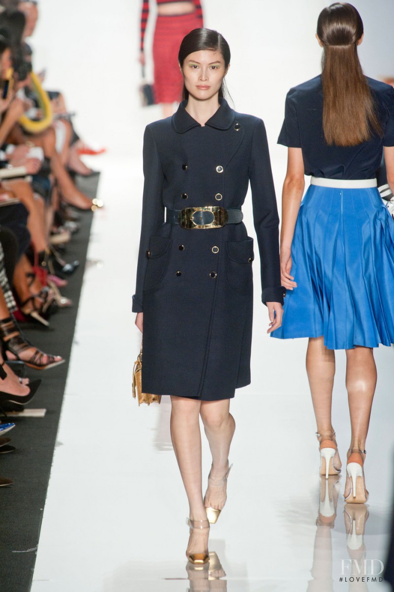 Sui He featured in  the Michael Kors Collection fashion show for Spring/Summer 2013