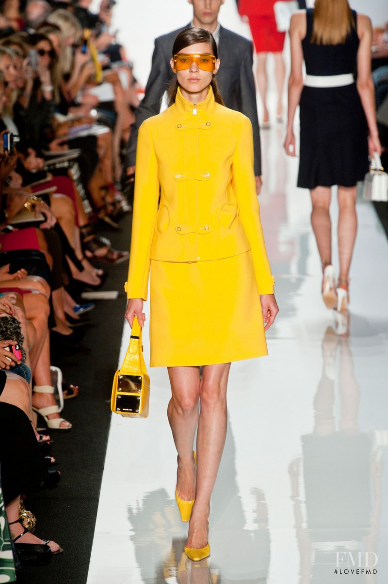 Kati Nescher featured in  the Michael Kors Collection fashion show for Spring/Summer 2013