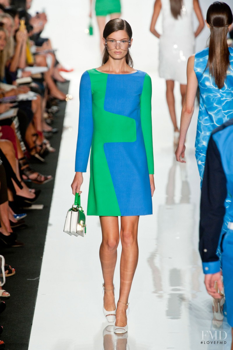 Ava Smith featured in  the Michael Kors Collection fashion show for Spring/Summer 2013