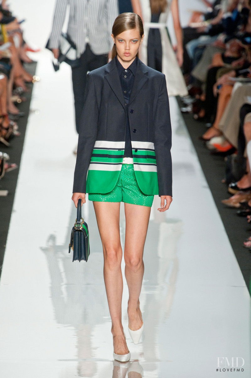 Lindsey Wixson featured in  the Michael Kors Collection fashion show for Spring/Summer 2013