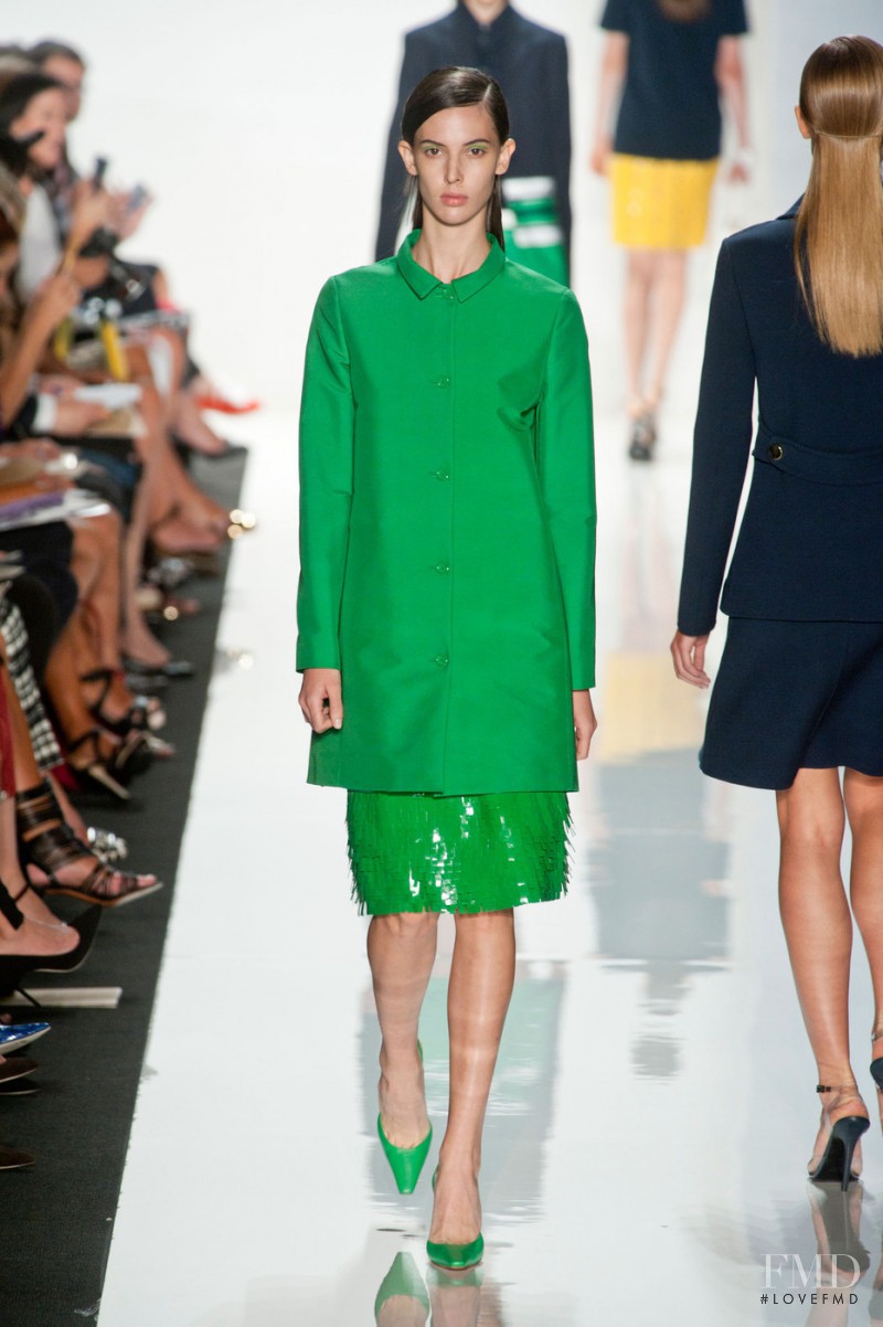 Ruby Aldridge featured in  the Michael Kors Collection fashion show for Spring/Summer 2013