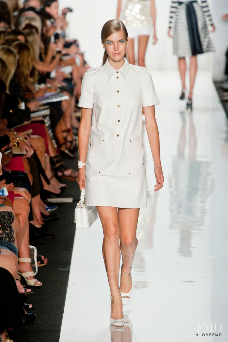 Mirte Maas featured in  the Michael Kors Collection fashion show for Spring/Summer 2013