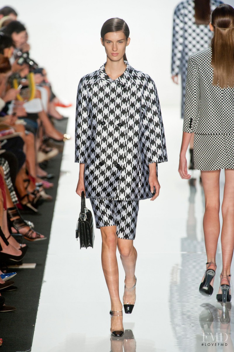 Marte Mei van Haaster featured in  the Michael Kors Collection fashion show for Spring/Summer 2013