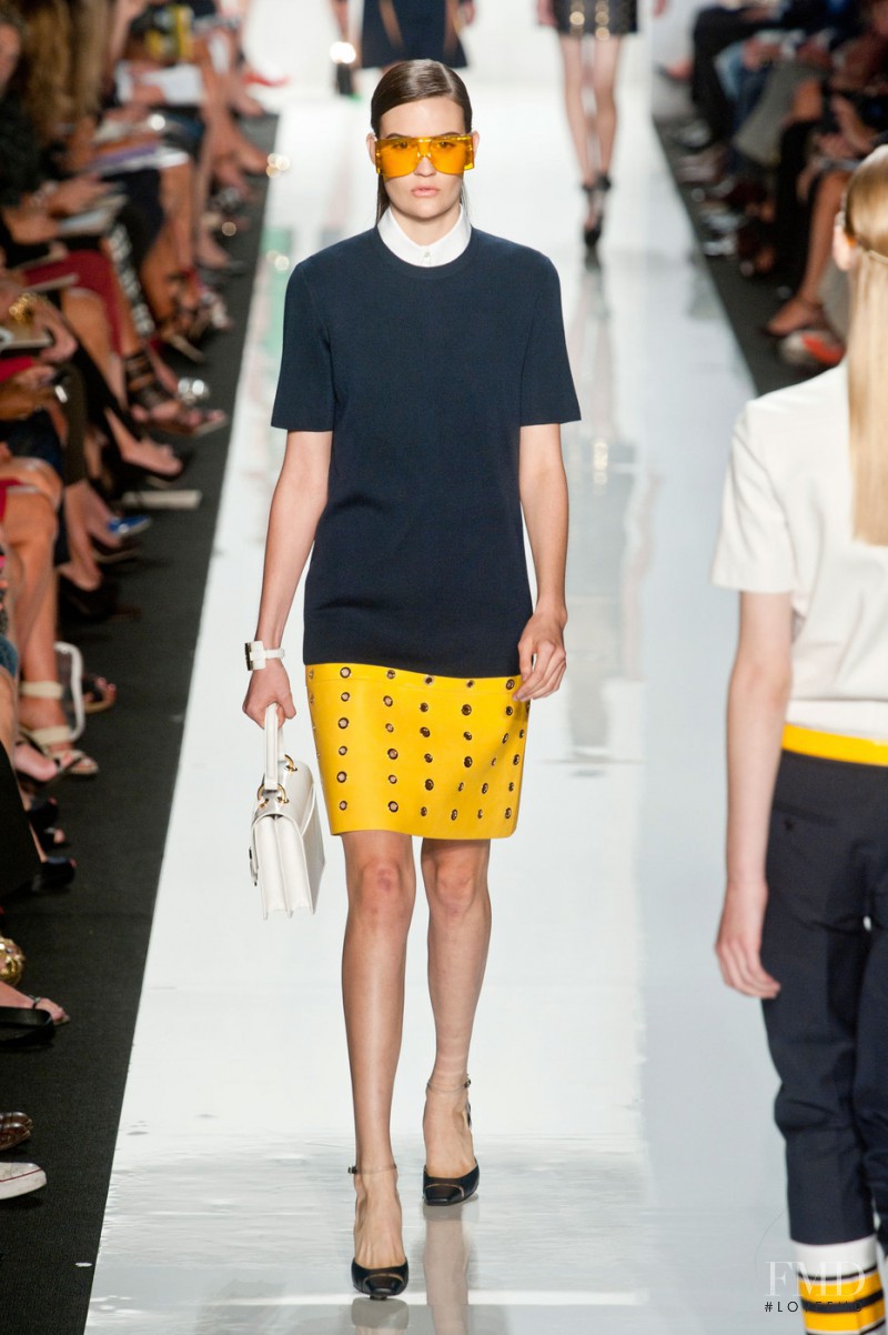 Maria Bradley featured in  the Michael Kors Collection fashion show for Spring/Summer 2013