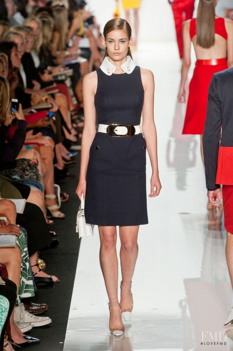 Nadja Bender featured in  the Michael Kors Collection fashion show for Spring/Summer 2013