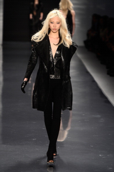 Soo Joo Park featured in  the Kaufmanfranco fashion show for Autumn/Winter 2013