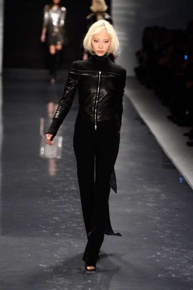 Soo Joo Park featured in  the Kaufmanfranco fashion show for Autumn/Winter 2013