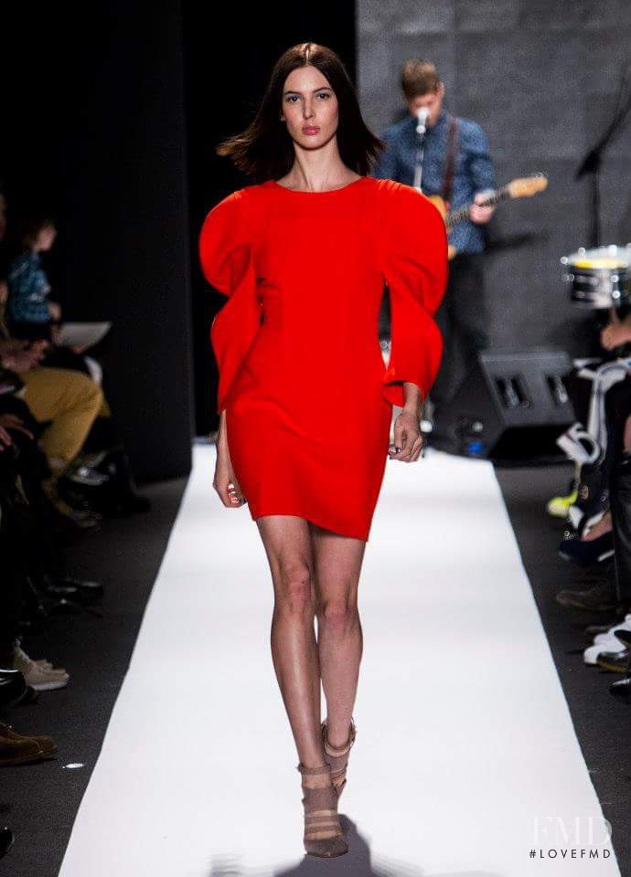 Ruby Aldridge featured in  the Rebecca Minkoff fashion show for Autumn/Winter 2013