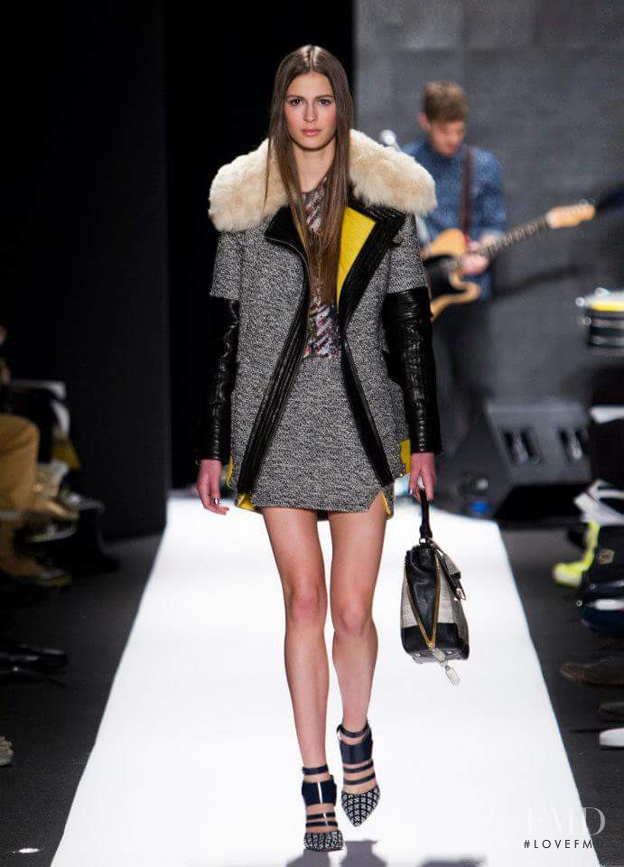 Jeanne Cadieu featured in  the Rebecca Minkoff fashion show for Autumn/Winter 2013