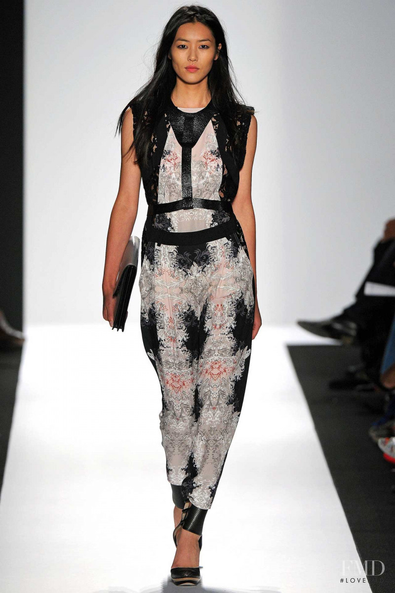 Liu Wen featured in  the BCBG By Max Azria fashion show for Spring/Summer 2013