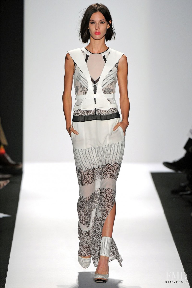 Ruby Aldridge featured in  the BCBG By Max Azria fashion show for Spring/Summer 2013
