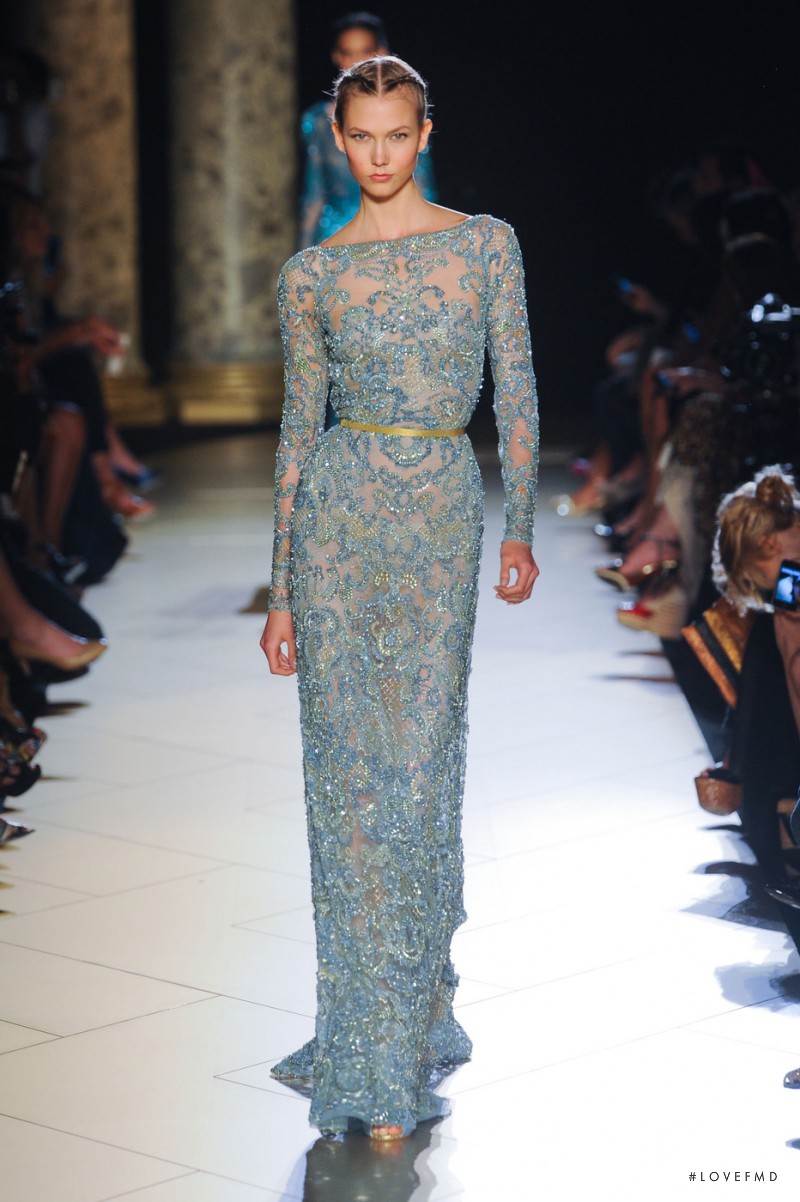 Karlie Kloss featured in  the Elie Saab Couture fashion show for Autumn/Winter 2012