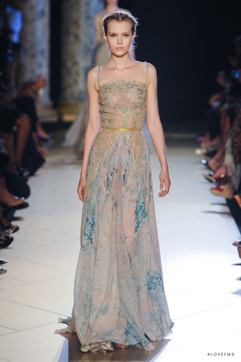 Josephine Skriver featured in  the Elie Saab Couture fashion show for Autumn/Winter 2012