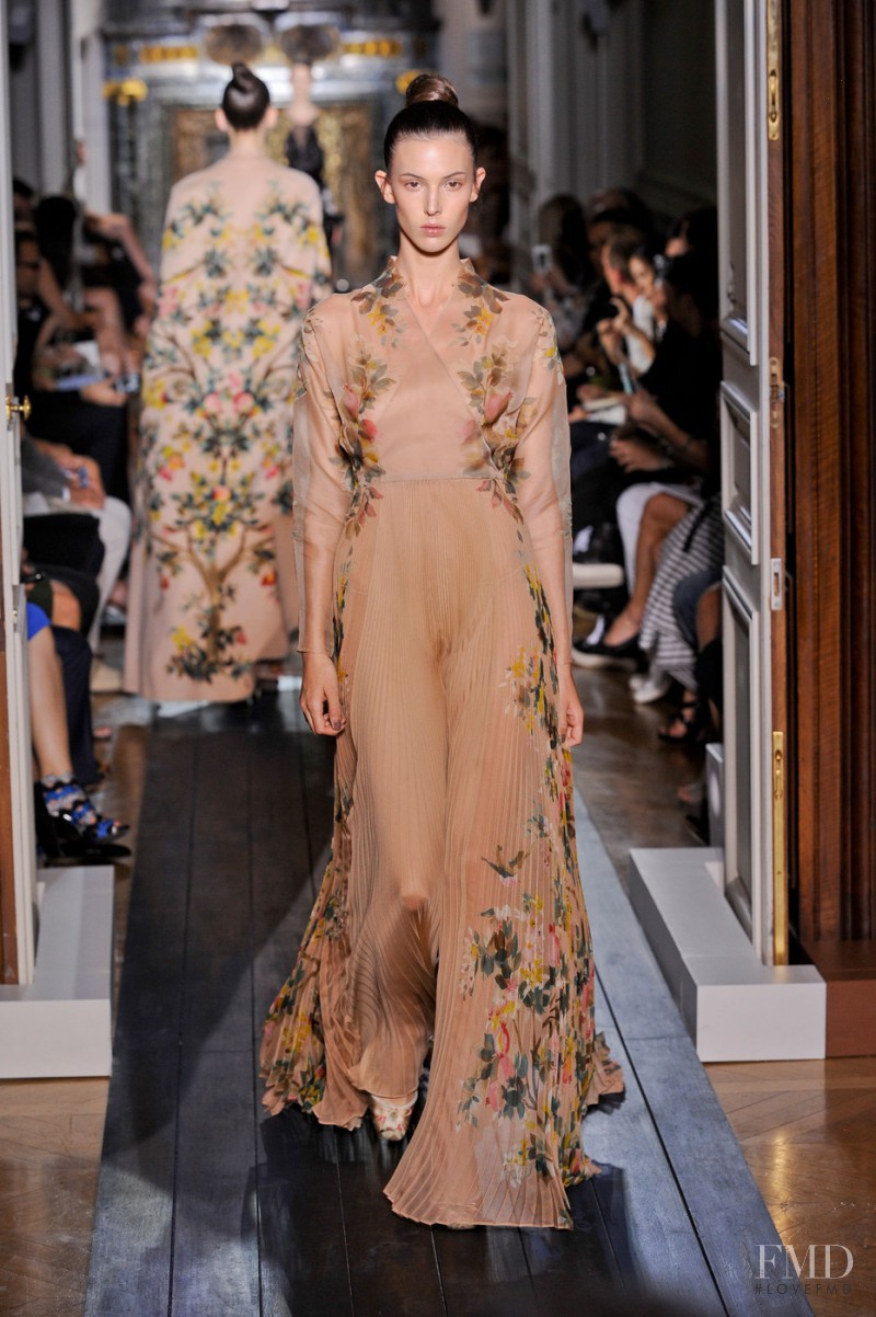 Ruby Aldridge featured in  the Valentino Couture fashion show for Autumn/Winter 2012
